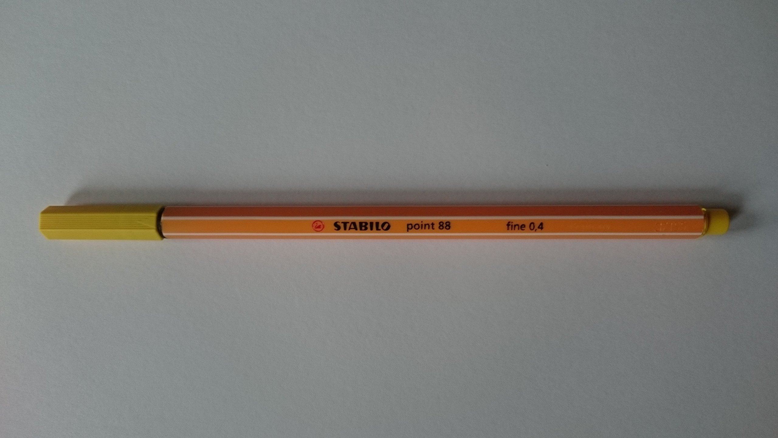 STABILO Point 88 Fineliner Pens - 3 Pack Yellow Fine Liner Markers for Journaling, Note Taking & Art Projects | Vibrant Colors, Smooth Writing & Long Lasting Ink