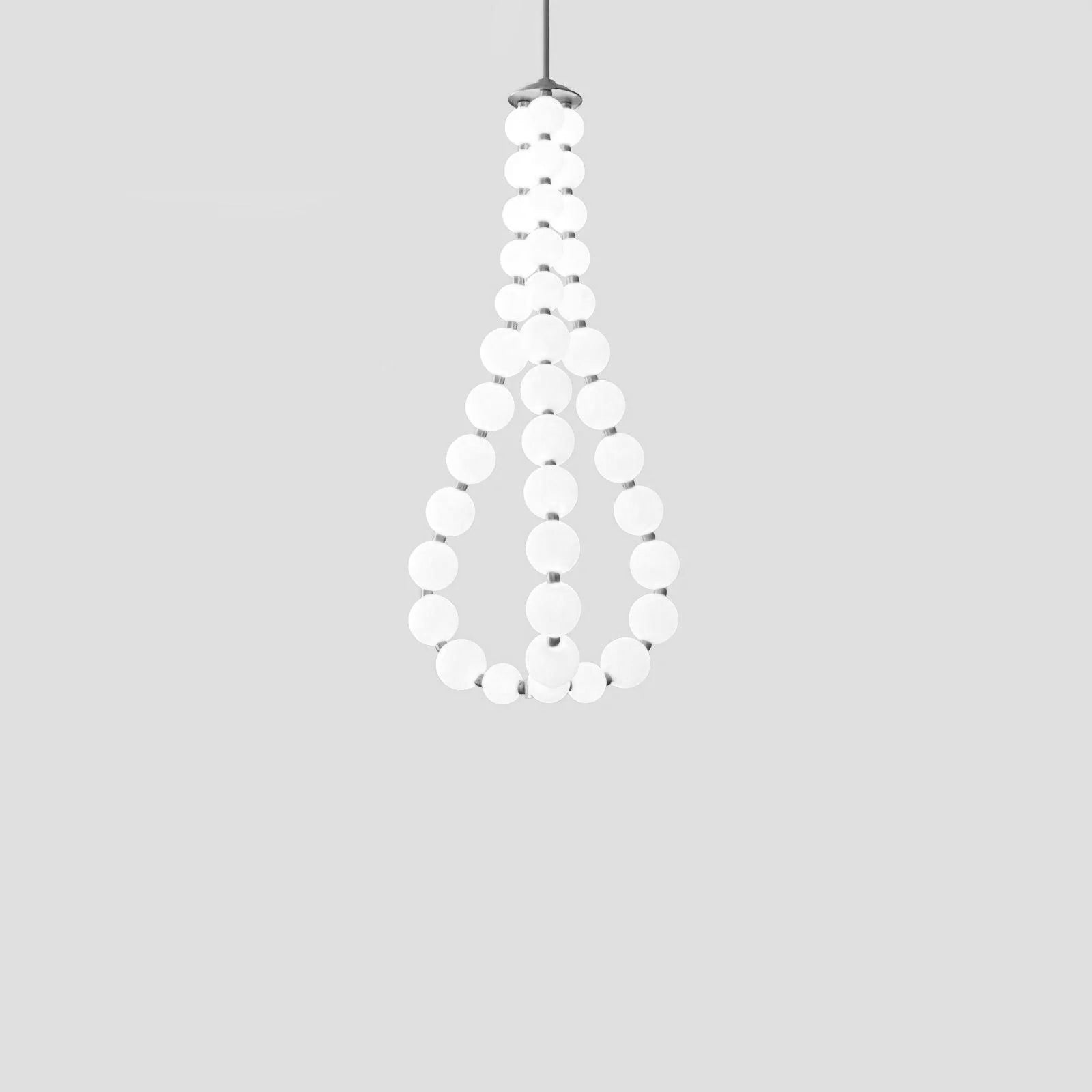 Elegant Acrylic Pearl Chandelier Necklace for Women - Perfect for Weddings, Parties & Evening Events