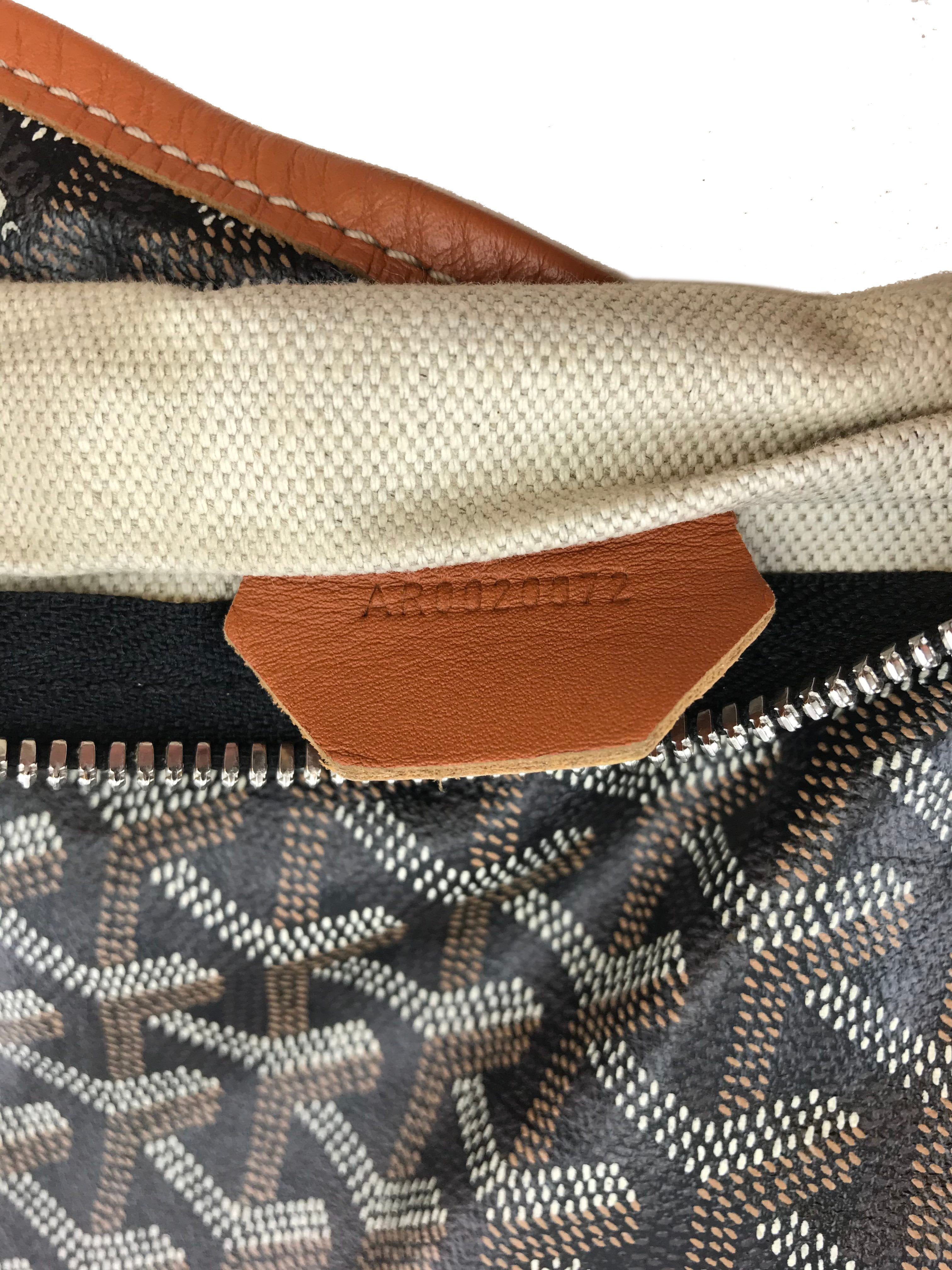 Goyard Chevron Fidji Zip Hobo Bag - Luxury Leather Shoulder Handbag for Women | Perfect for Work, Travel & Everyday Use