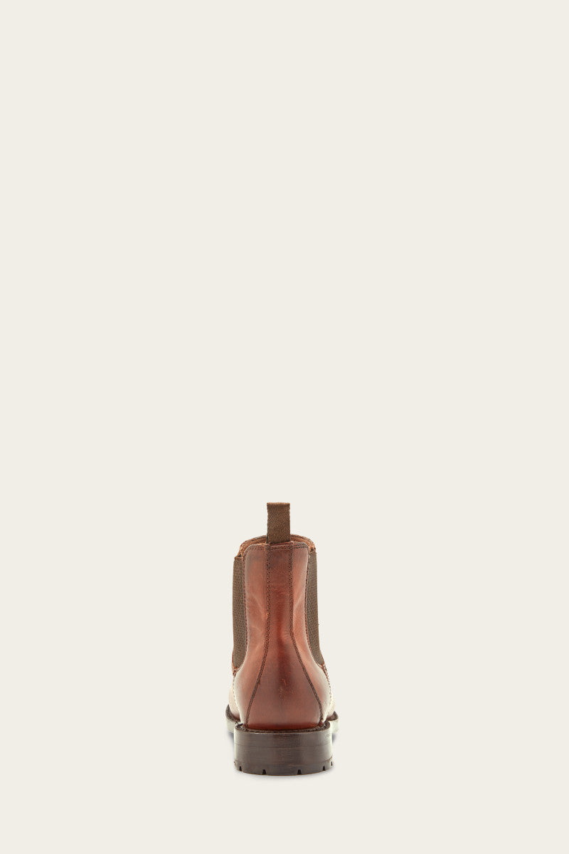 Bowery Chelsea Cognac Leather Boots - Stylish & Comfortable Ankle Boots for Women | Perfect for Casual Outings, Office Wear & Date Nights