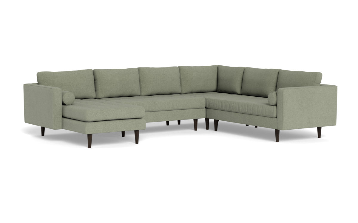 Ladybird 133 Left Chaise Corner Sectional Sofa - Modern L-Shaped Couch for Living Room, Family Room & Lounge Areas