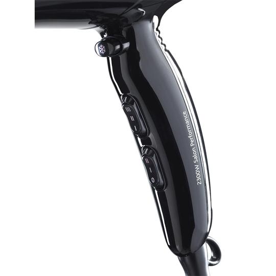 VS Sasson Pro Dry 2300 Professional Hair Dryer - 1875W Ionic Blow Dryer for Fast Drying with Cool Shot Button, Salon Quality for Home Use - Perfect for Styling, Smoothing & Volumizing Hair