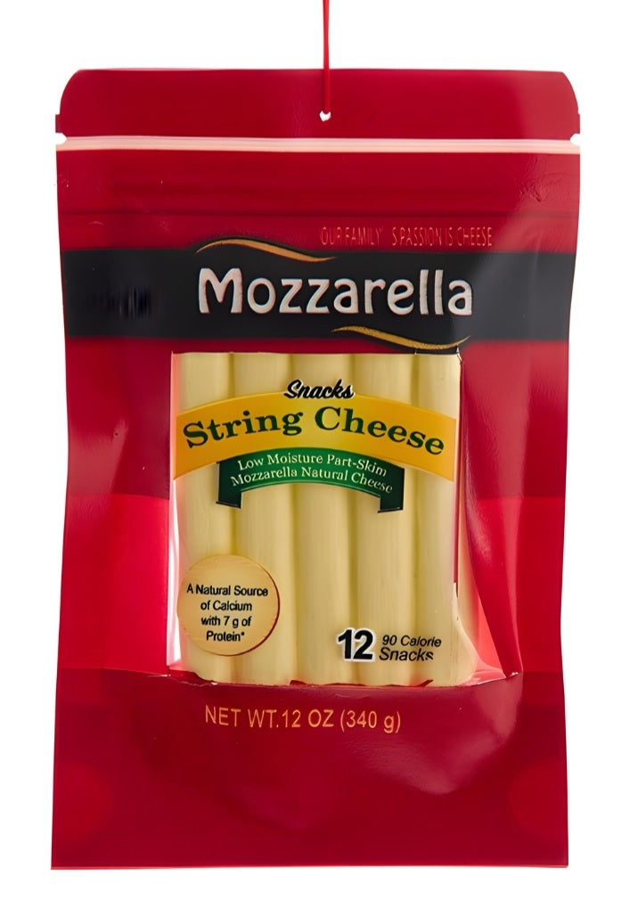 5.5 Inch String Cheese Christmas Ornament - Fun Holiday Decoration for Tree, Gifts, and Cheese Lovers
