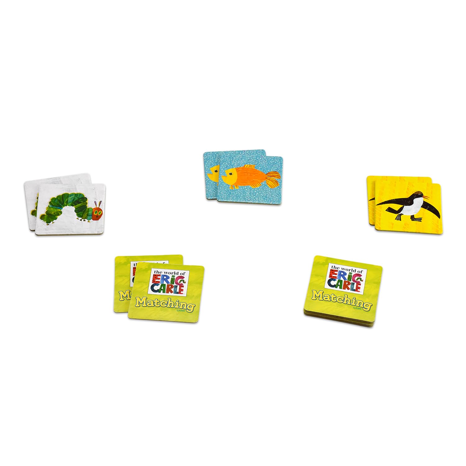 Wonder Forge Eric Carle Matching Memory Game for Kids Ages 3-5 - Fun Animal Recognition Learning Game for Toddlers & Preschoolers - Perfect for Family Game Night, Classroom Activities & Early Childhood Development