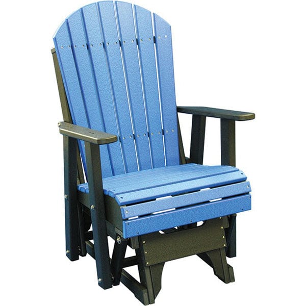 Premium Adirondack Glider Chair - Eco-Friendly Recycled Plastic Outdoor Furniture for Patio, Garden & Backyard Relaxation
