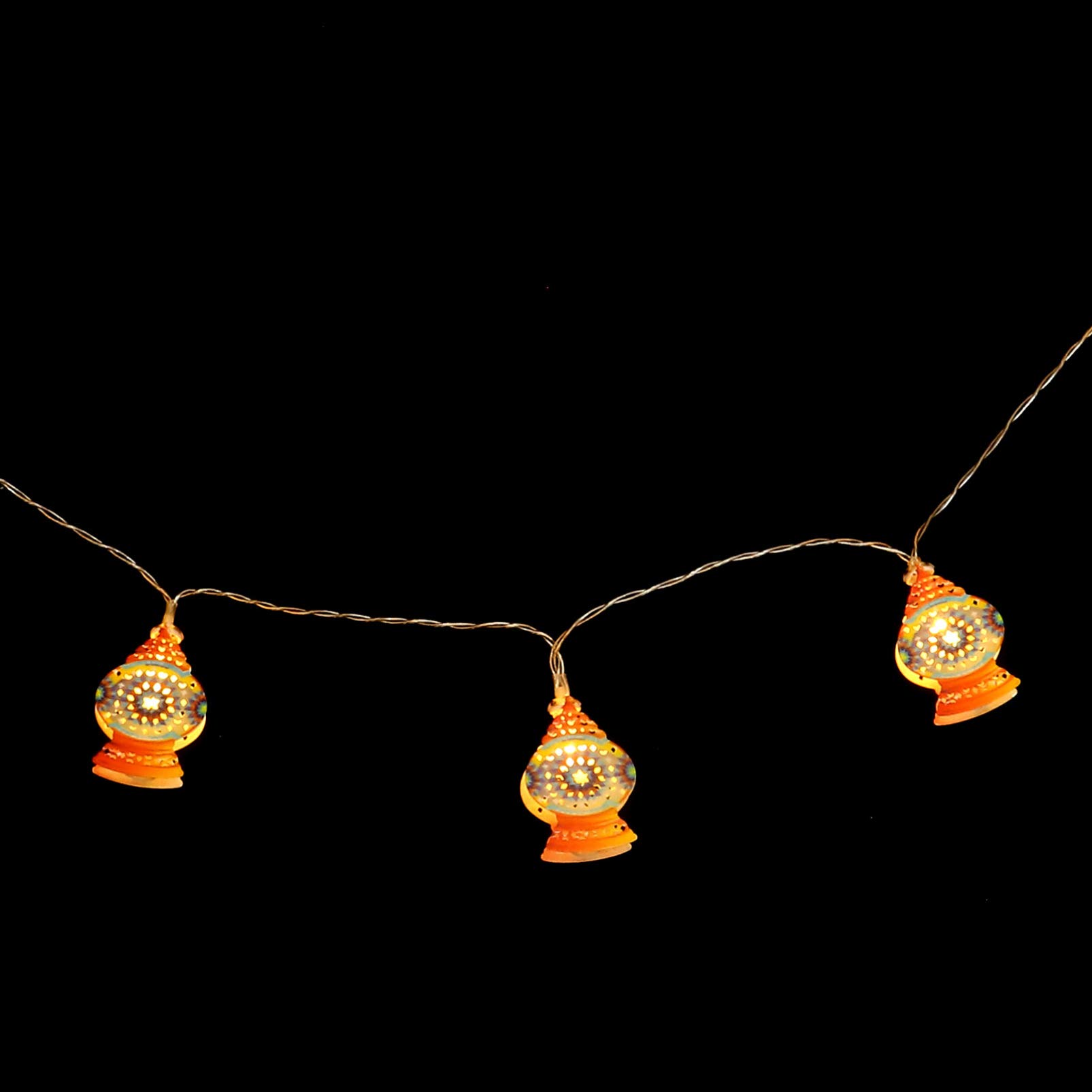 SOLUSTRE 20LED Ramadan String Lights - Battery Operated Muslim Eid Mubarak Fairy Lights for Indoor/Outdoor Decor | Perfect for Garden, Party, Home & Mosque Celebrations