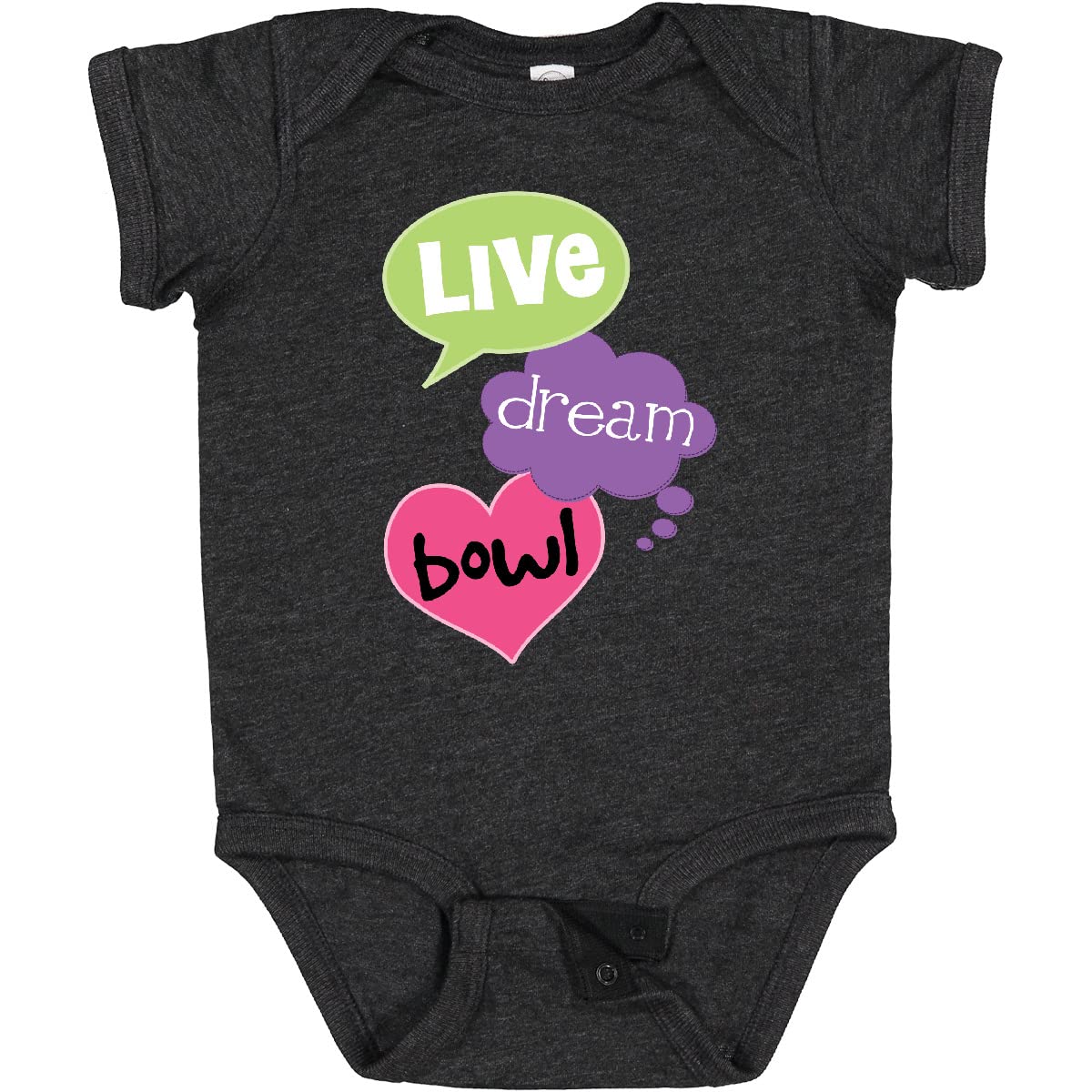 Inktastic Bowling Live Dream Bowl Baby Bodysuit - Cute Infant Onesie for Bowling Enthusiasts & Family Events - Perfect Gift for Newborns, Baby Showers, and Bowling-Themed Parties