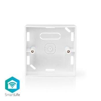 86x86mm White Electrical Wall Mount Box for Home & Office Wiring - Easy Installation & Durable Construction