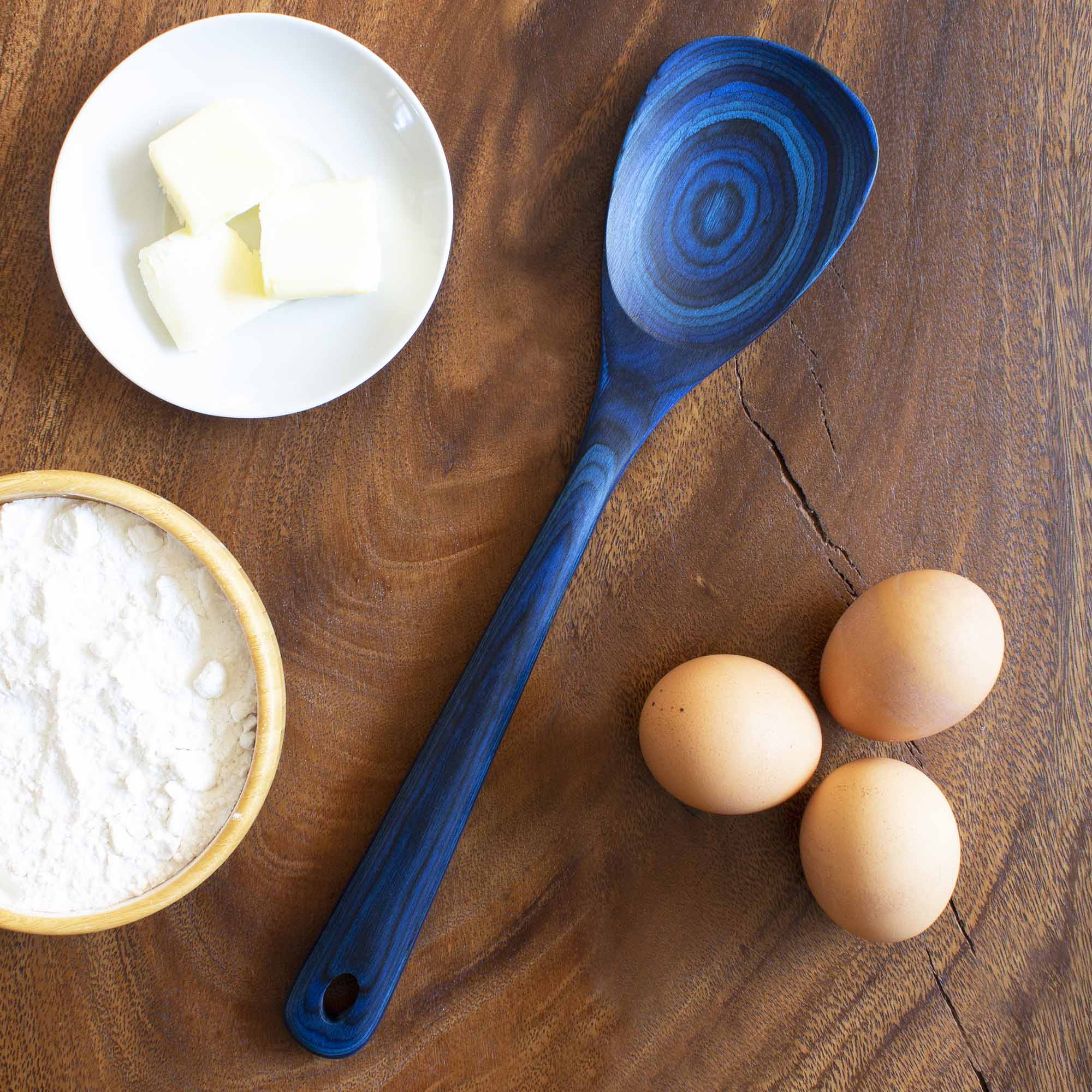 Baltique® Malta Collection Wooden Cooking Spoon - 12.5 Inch Premium Kitchen Utensil for Stirring, Mixing & Serving - Ideal for Soups, Sauces & Pasta Dishes
