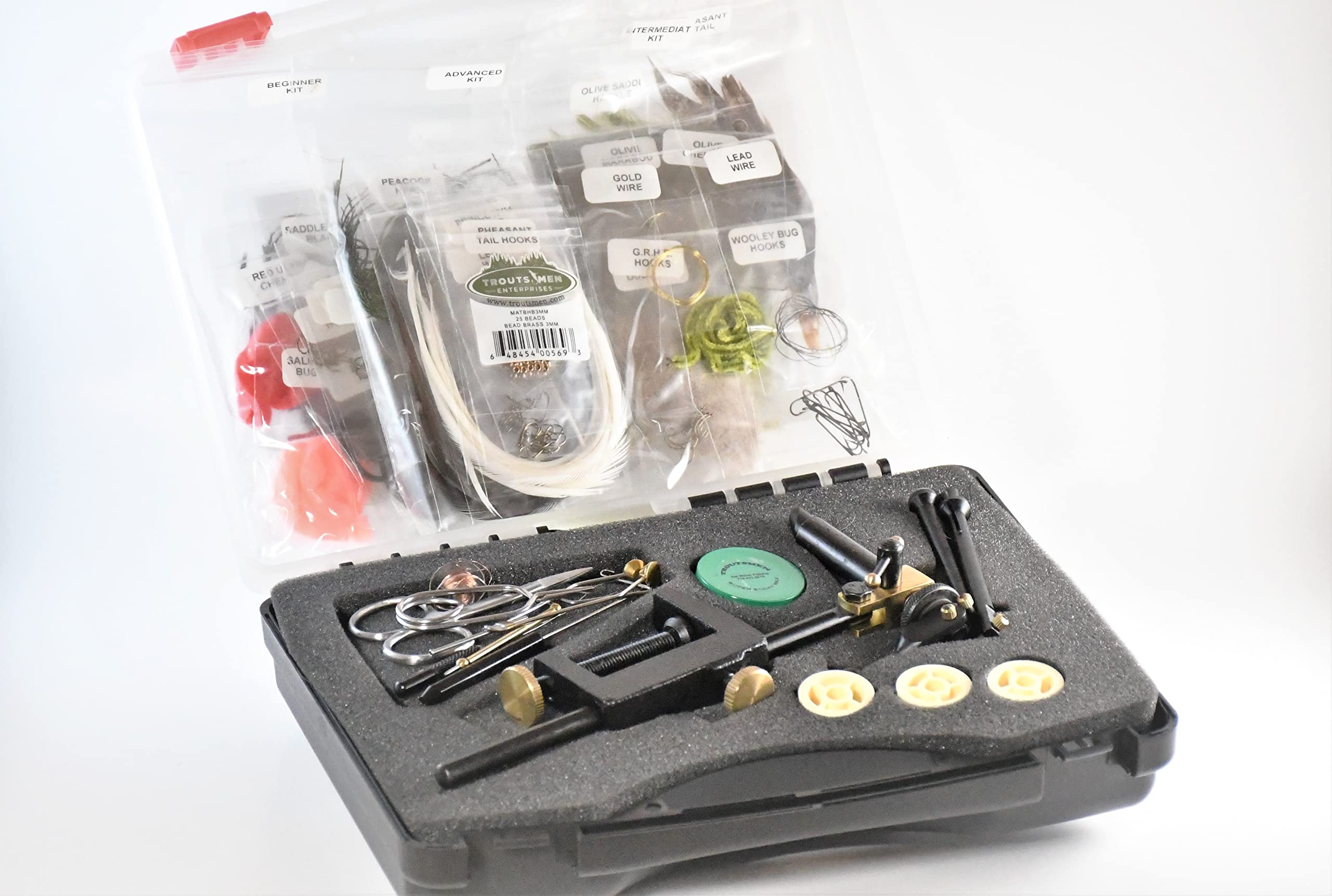Best Fly Tying Kits for Fishing - Complete Beginner to Advanced Fly Tying Sets (Basic, Intermediate, Pro) - Perfect for Trout, Bass & Salmon Fishing