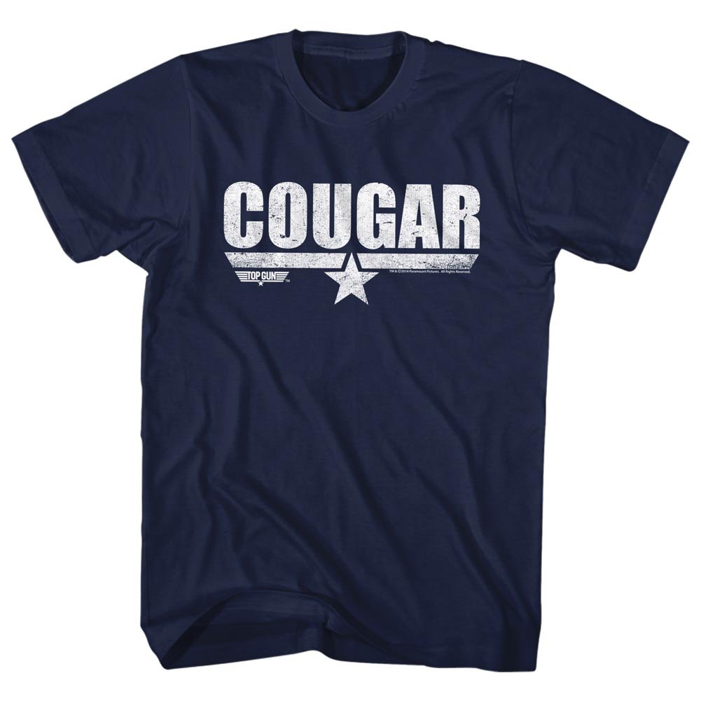 Top Gun Movie Action Drama Cougar Gray Heather T-Shirt for Men - Casual Wear, Movie Fan Gift & Pop Culture Apparel