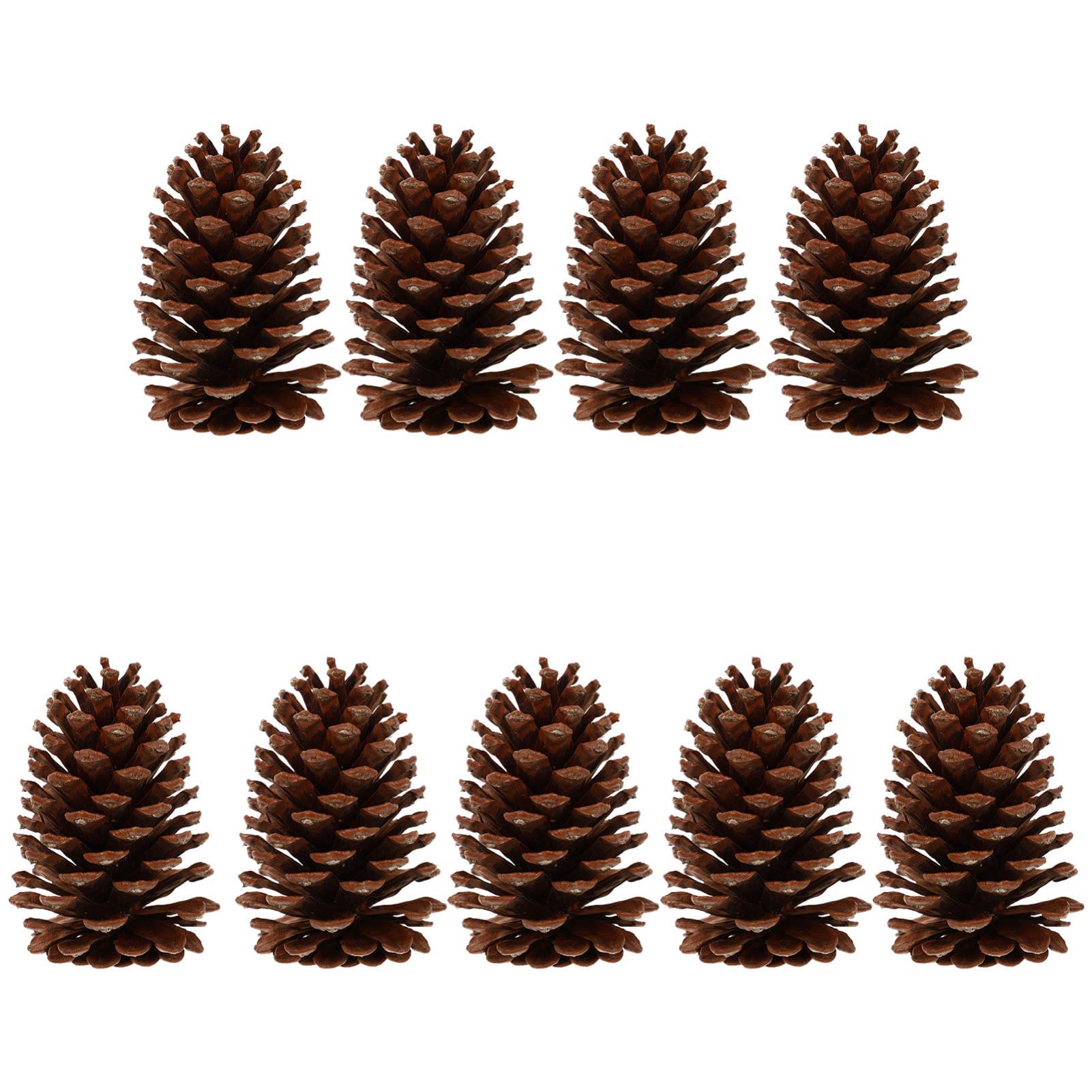Natural Pine Cones for Christmas Decor - 9pcs Rustic Pinecone Ornaments for Xmas Tree, DIY Crafts, Thanksgiving & Wedding Home Decor | Perfect for Holiday Centerpieces, Wreaths and Festive Table Settings
