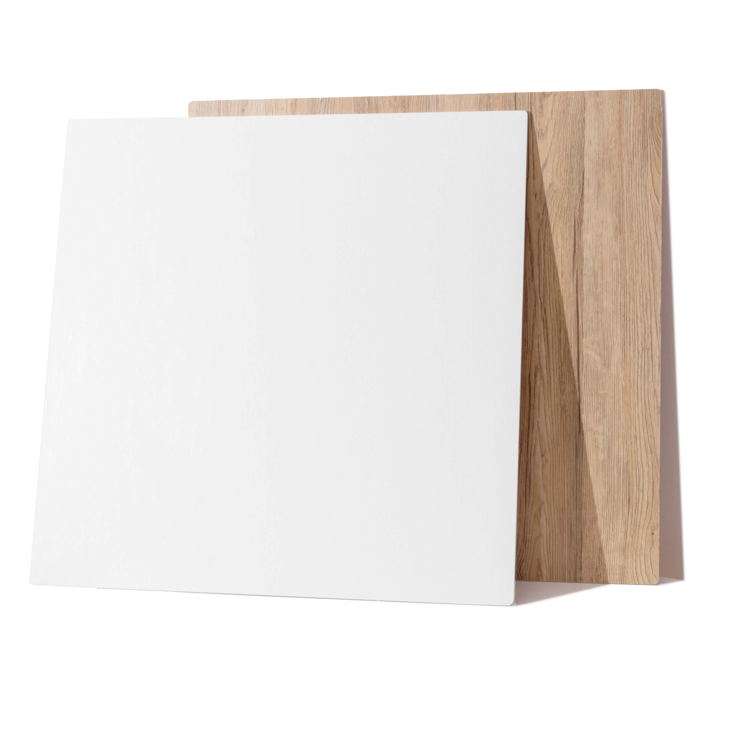 60x60cm Flat Lay Photography Backdrop Boards Set - Light Brown & White Wood Textured Background for Product Photography, Blogging, and Social Media Content Creation