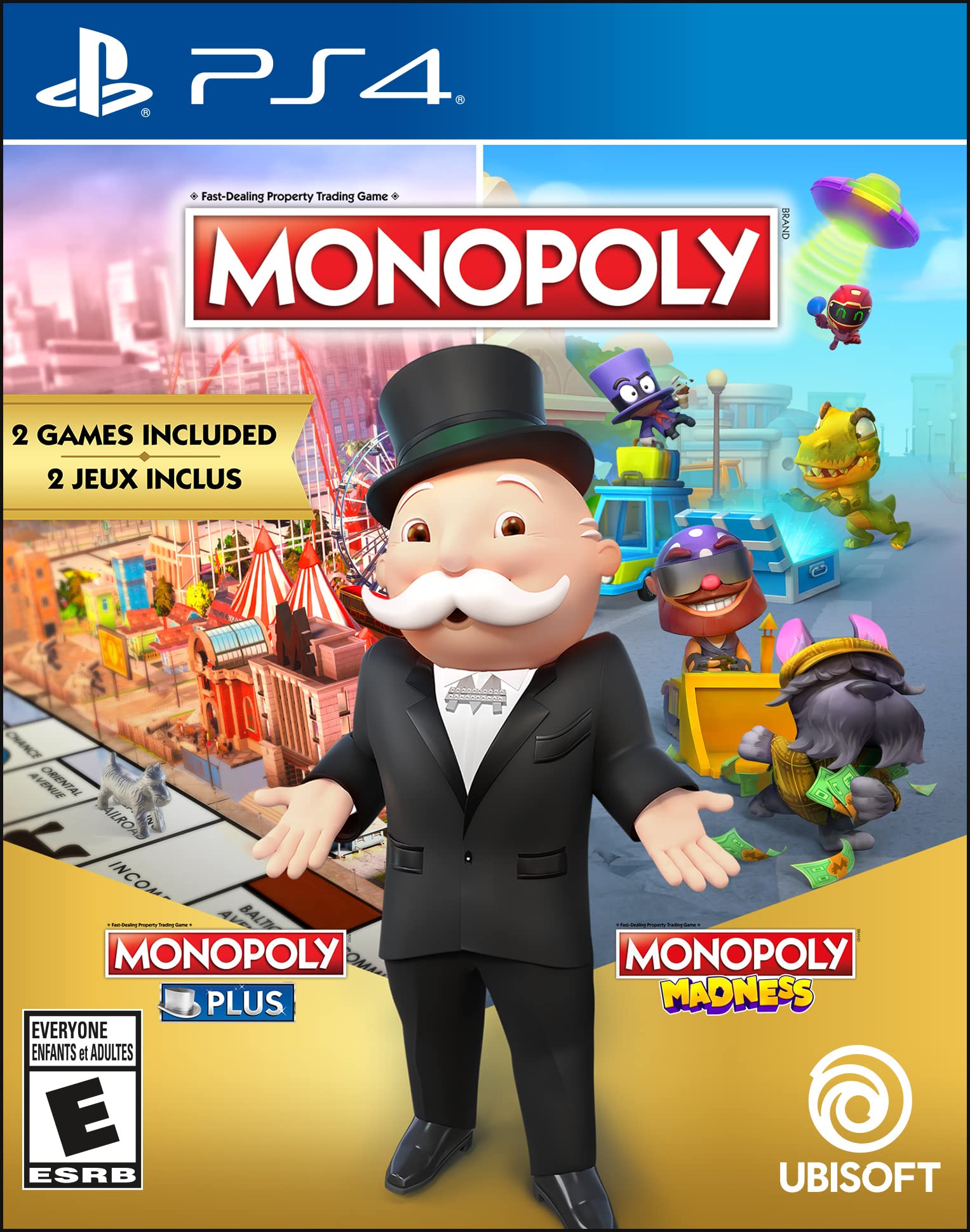 MONOPOLY PLUS & MONOPOLY Madness Bundle - Family Board Game for PlayStation 4 & PlayStation 5 | Fun Party Game Night for Kids & Adults | Digital Download Edition