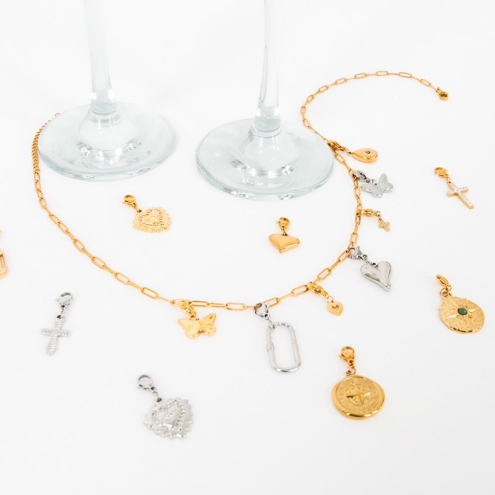 Chanelle Charm Bar Charms - Waterproof Jewelry for Women | Perfect for Swimming, Showering & Everyday Wear
