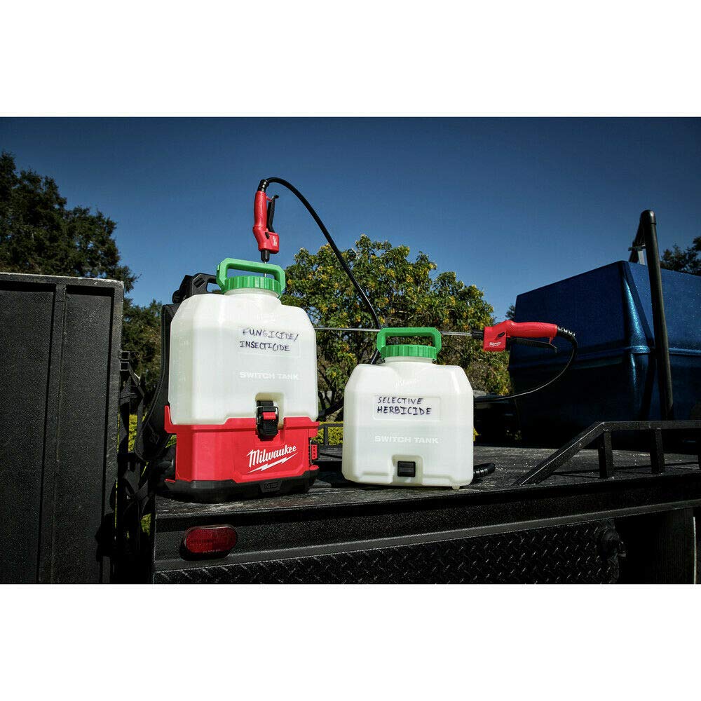 Milwaukee M18 4-Gallon Backpack Sprayer - Cordless Battery Powered (Tool Only) - Ideal for Lawn Care, Pest Control & Agricultural Spraying