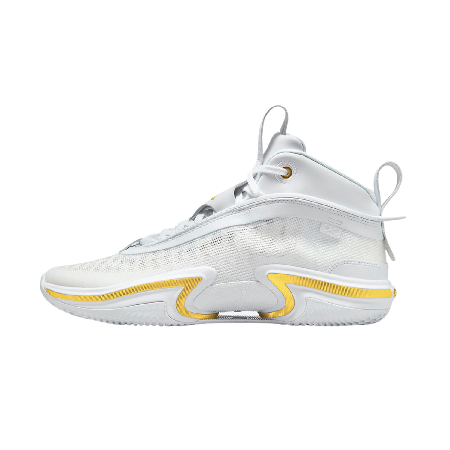 Nike Jordan 36 SE Basketball Shoes - Glory White Metallic Gold Black for Men | High-Performance Court Sneakers for Basketball & Casual Wear