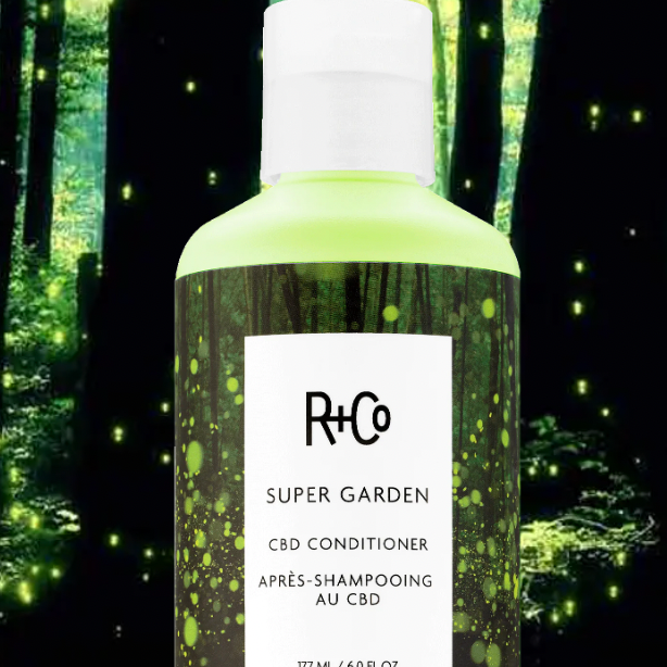 R+Co Super Garden CBD Conditioner for Hair Repair & Hydration - Natural CBD Infused Deep Conditioning Treatment for Dry, Damaged Hair - Perfect for Post-Color Care & Daily Nourishment