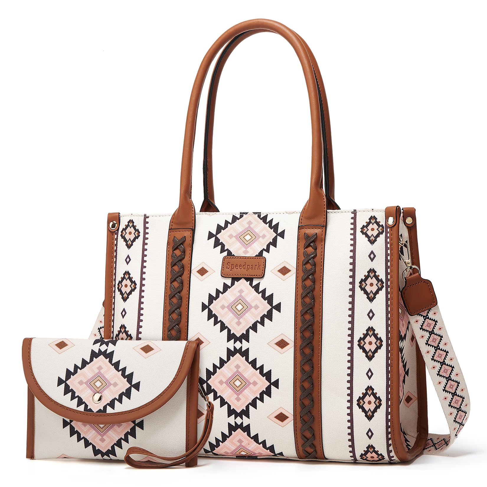 Stylish Vintage Boho Women's Tote Bag - Large Travel Work Shoulder Purse for Everyday Use, Office & Weekend Getaways