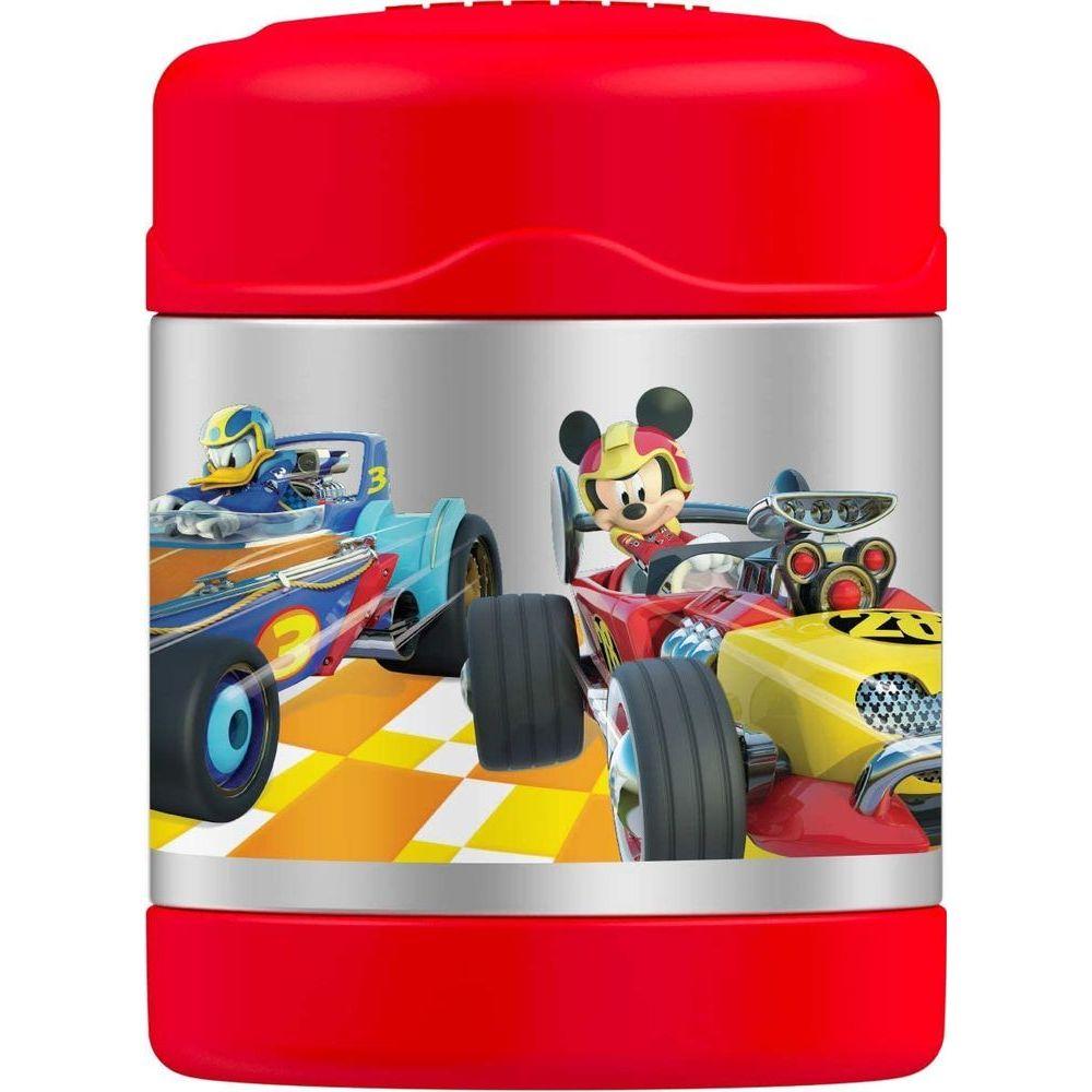 Thermos 290ml Stainless Steel Insulated Food Jar with Mickey Mouse Design - Perfect for Kids Lunch Box, School Meals & Outdoor Picnics