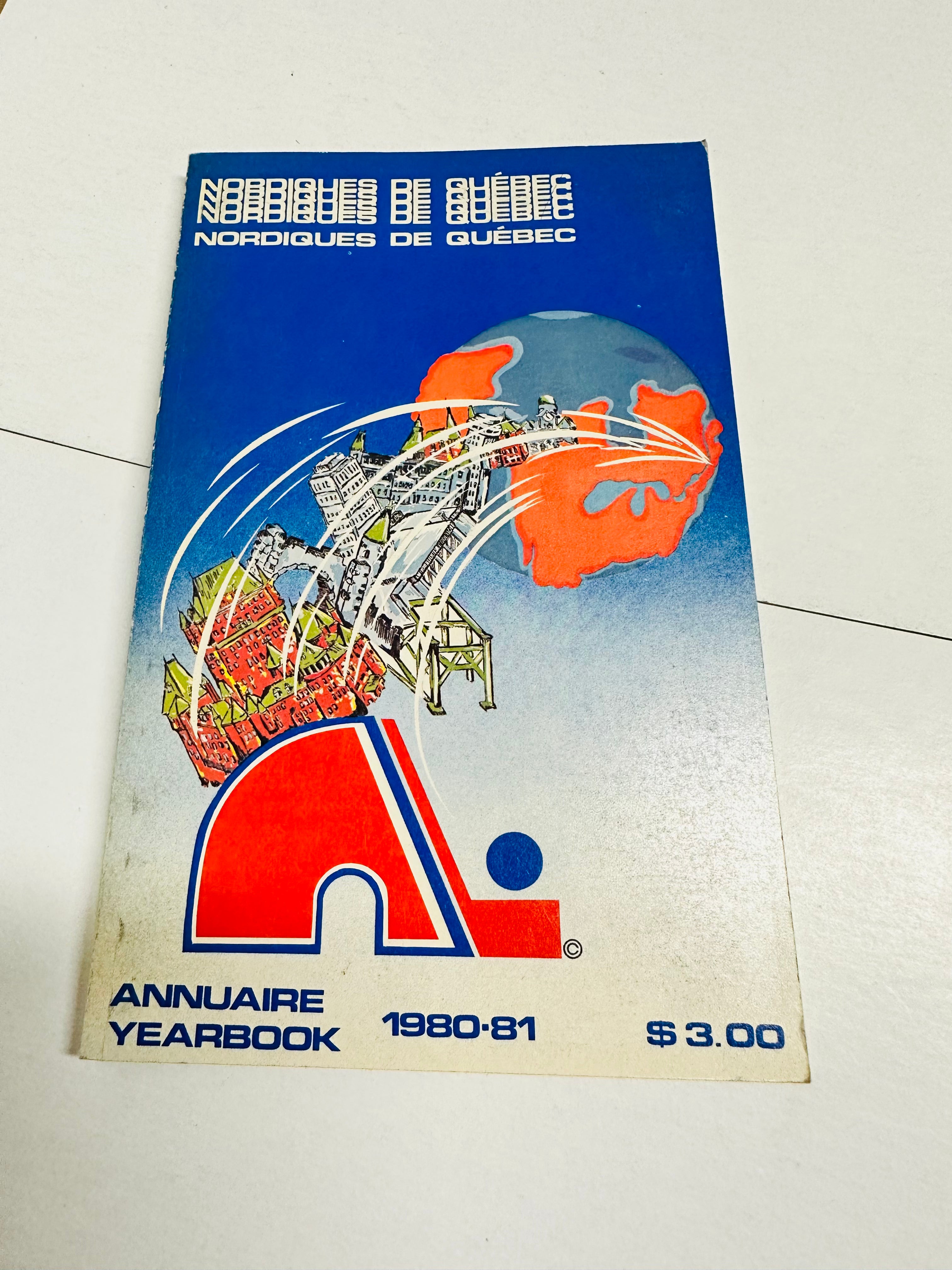 1980-81 Quebec Nordiques Hockey Media Guide - Vintage NHL Collectible for Hockey Fans & Sports Memorabilia Enthusiasts - Perfect for Display, Gifts & Hockey History Research