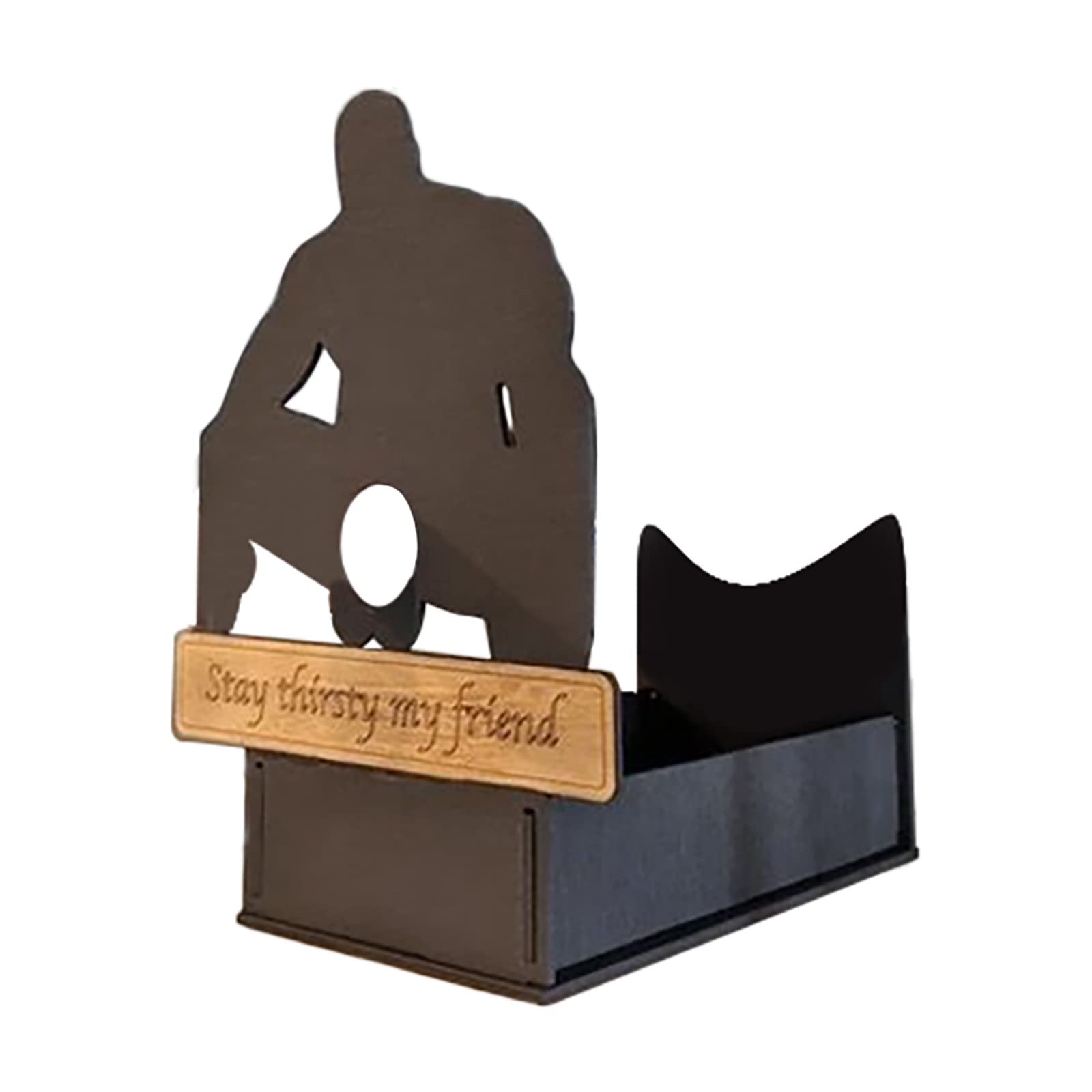 Modern Artistic Wine Rack for Wine Lovers - Portable Wine Glass Holder for Home, Bar & Kitchen Decor - Funny Creative Wine Storage Solution (One Size)