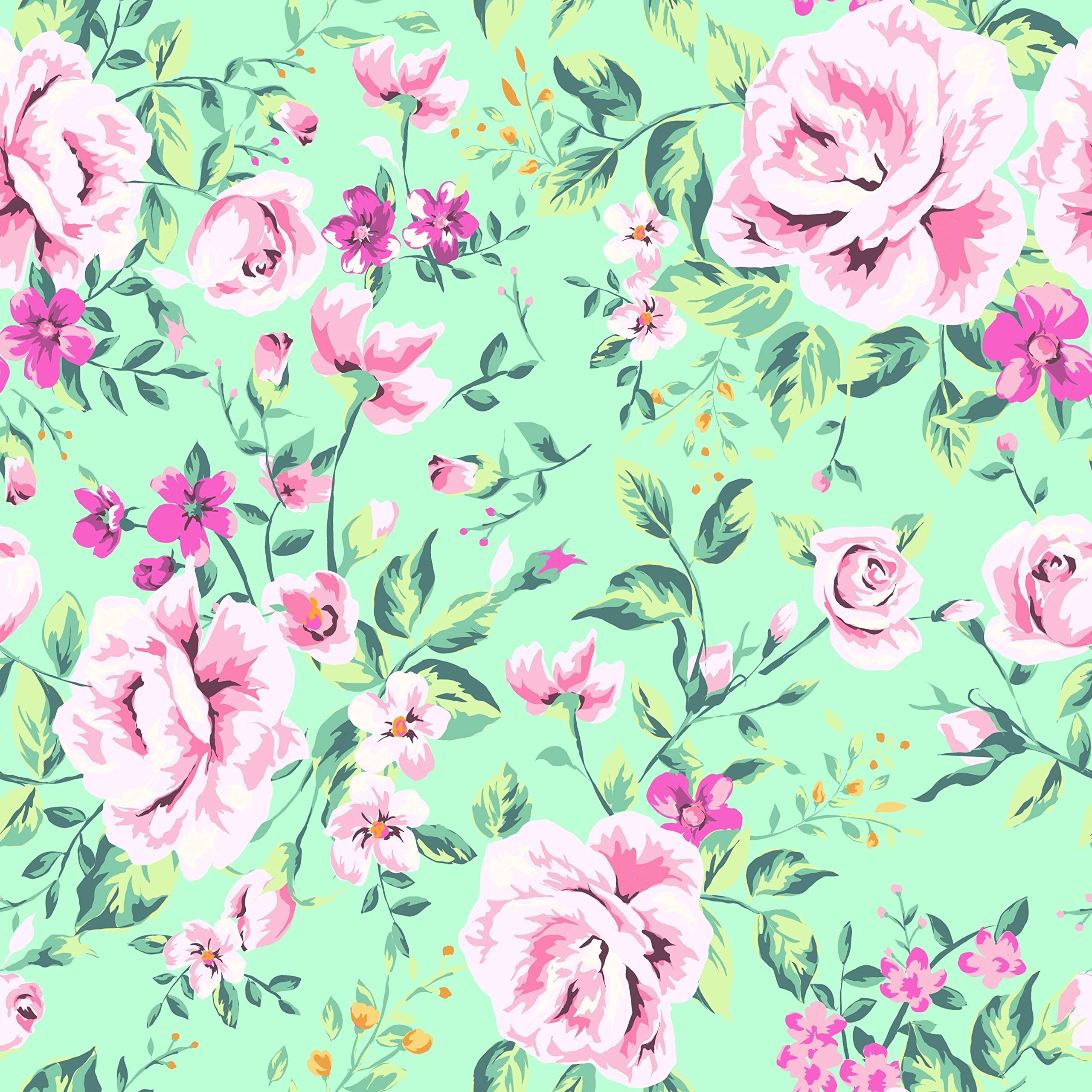 Vintage Floral Peel and Stick Wallpaper - 25
