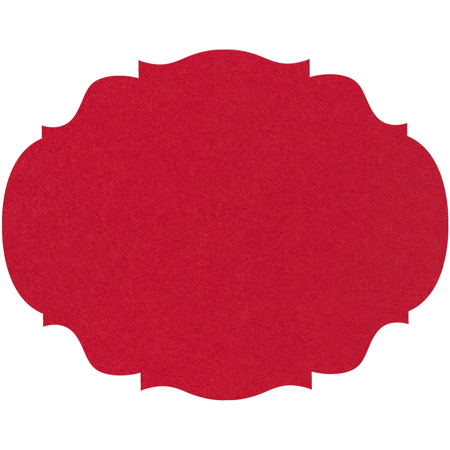 Elegant Red French Frame Die-Cut Placemat for Dining Table Decor – Perfect for Dinner Parties, Holiday Gatherings & Home Styling