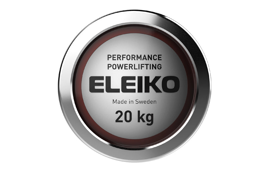 Eleiko Performance Powerlifting Bar - Olympic Weightlifting Bar for Strength Training & Powerlifting - Perfect for Home Gym & CrossFit Workouts