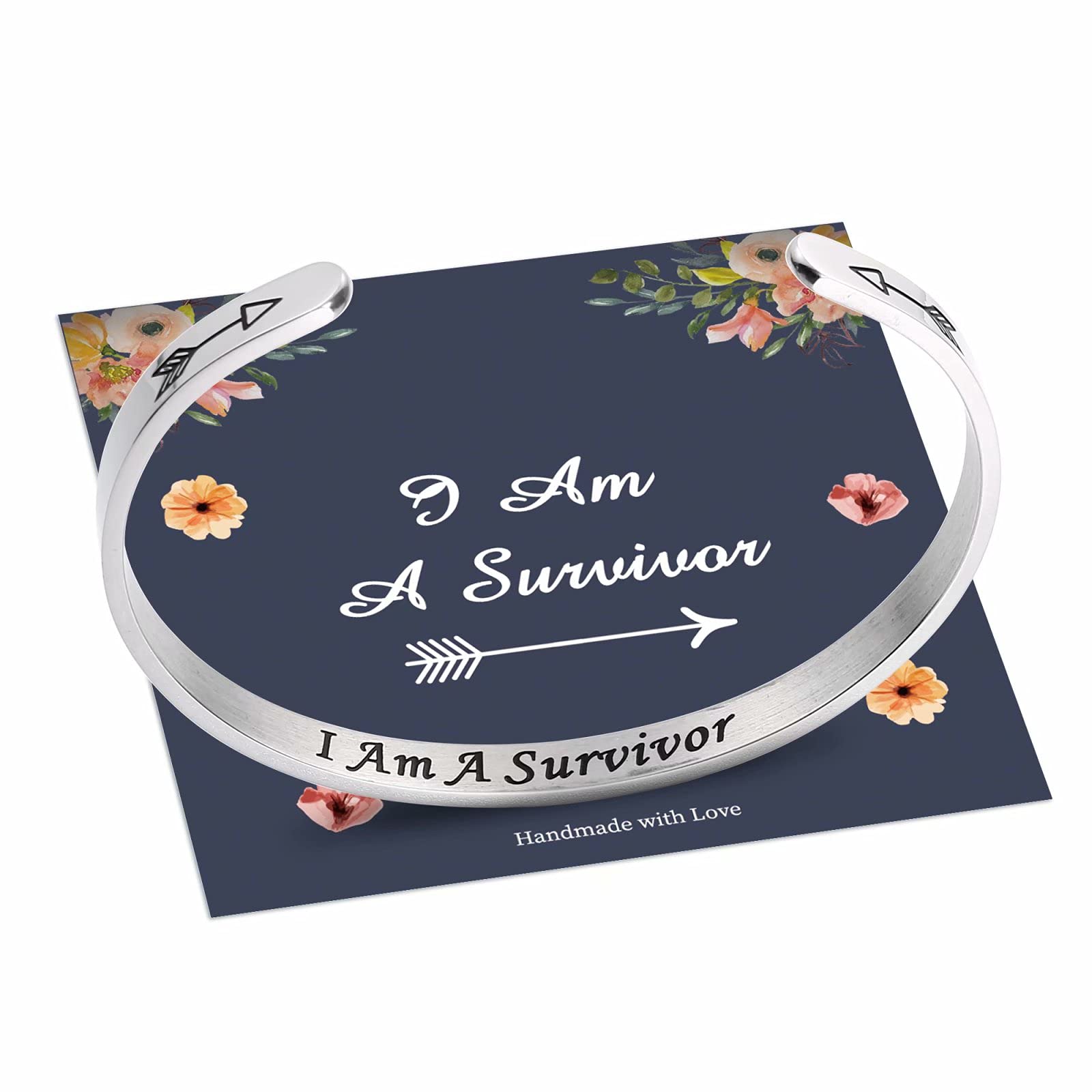 MOOHAM Inspirational Mantra Bracelet for Women - Funny & Motivational Jewelry Gift for Mom, Daughter, Sister, Best Friend - Birthday, Mother's Day Present with Gift Box - Perfect for Daily Wear & Special Occasions