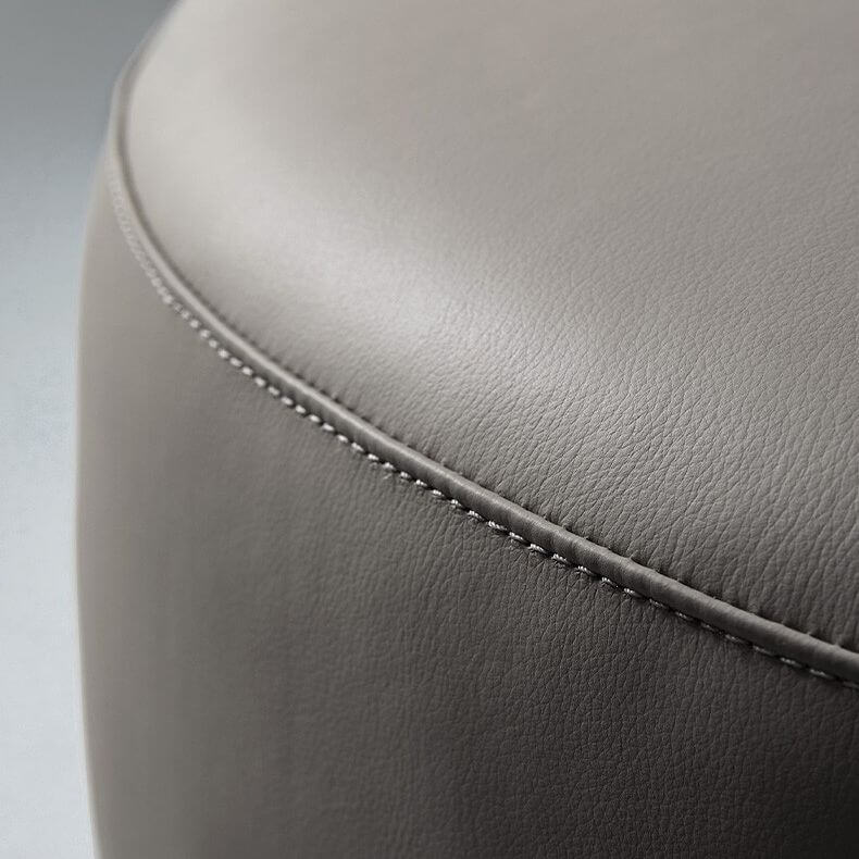 Nordic Faux Leather Upholstered Armless Chair - 26.8