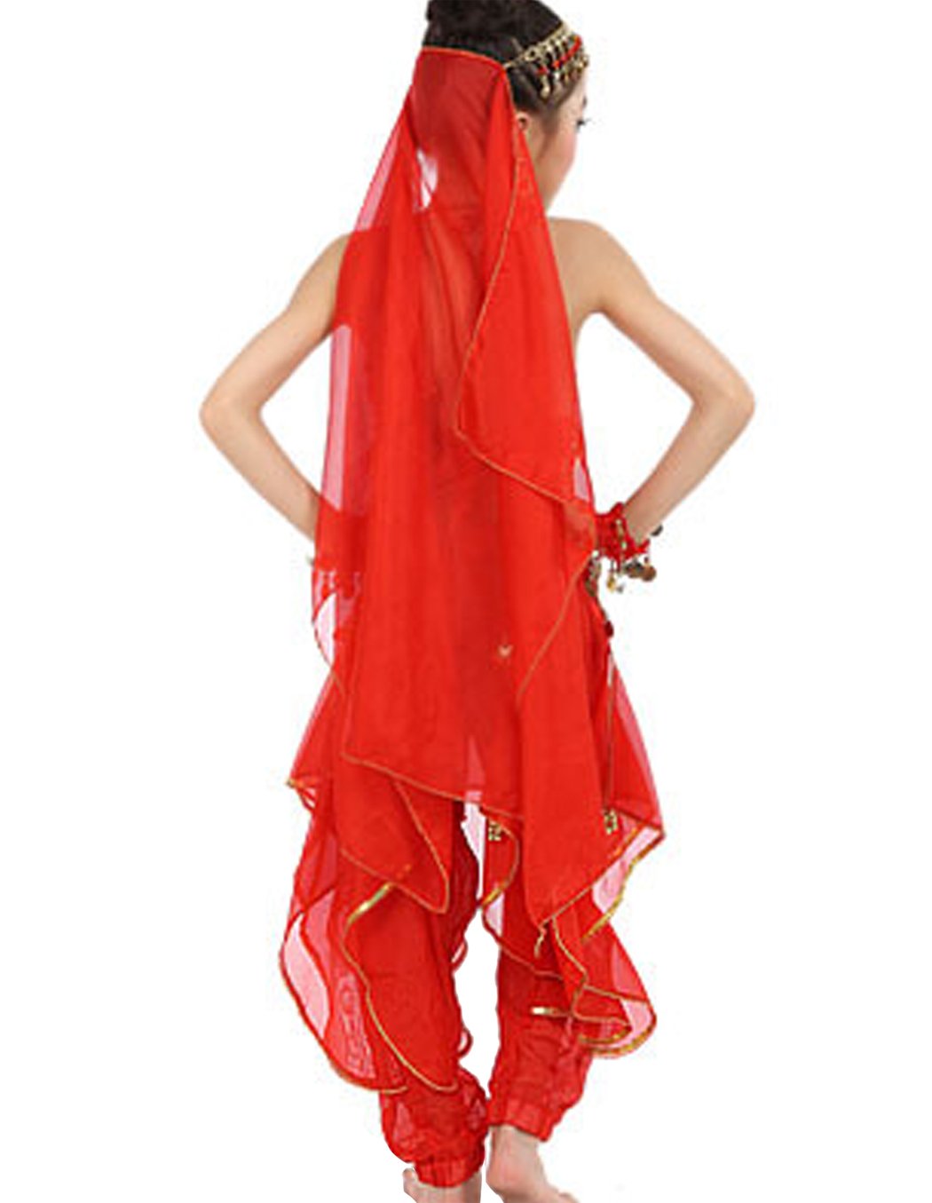Astage Girls Genie Costume - Indian Belly Dance Arabian Princess Outfit for Halloween, Cosplay & Dress-Up Parties | Perfect for Kids, Teens & Adults