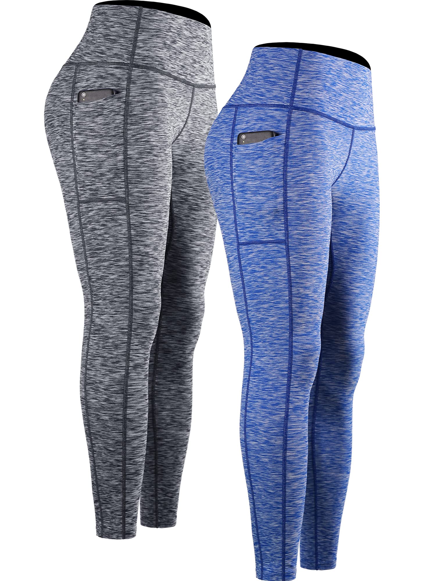 CADMUS High Waisted Yoga Pants for Women - Tummy Control Workout Leggings with Pockets | Comfortable & Stretchy for Yoga, Gym, Running & Everyday Wear