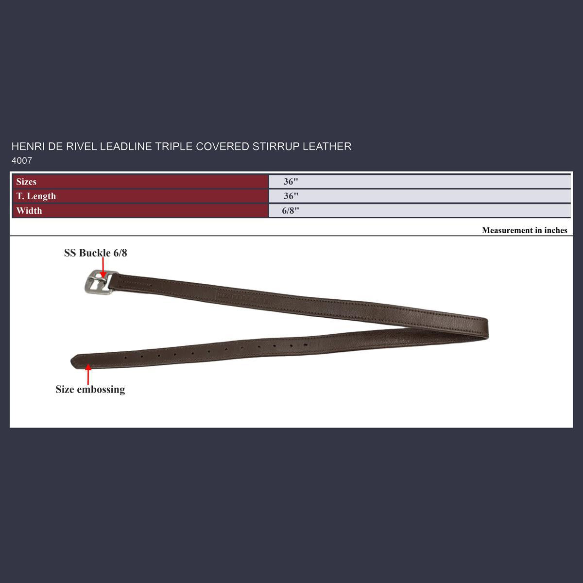Premium HDR Leadline Triple Covered Stirrup Leathers - Durable & Comfortable Equestrian Riding Gear for English & Western Style - Perfect for Trail Riding, Dressage & Horse Training