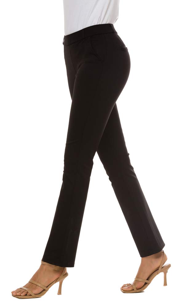 Women's Stretch Bootcut Dress Pants - Comfortable Office & Travel Wear