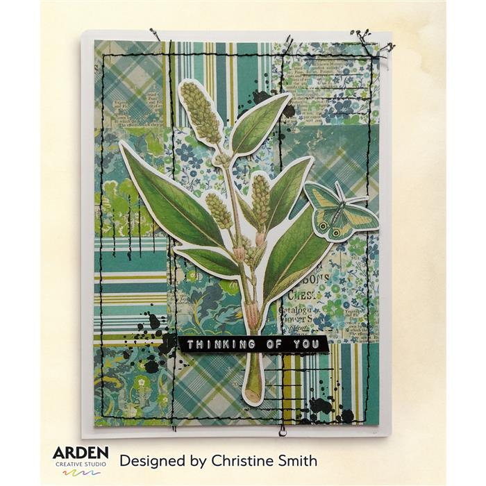 Arden Creative Studio Hidden Creek Ephemera Pack - Scrapbooking Supplies, Junk Journal Kit, Paper Crafting Materials for DIY Projects, Card Making, Memory Keeping & Mixed Media Art