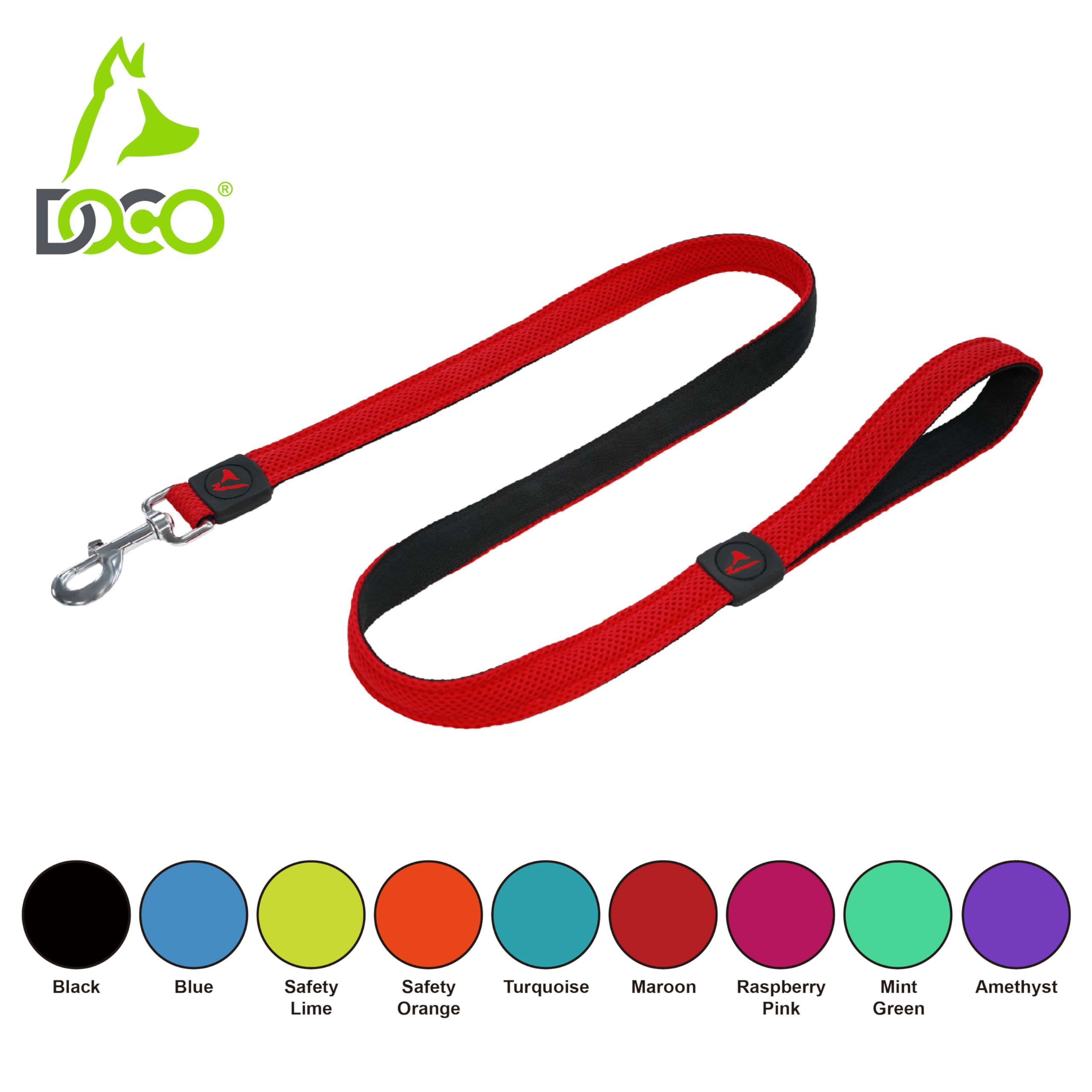 Puffy Air Mesh Dog Leash - Lightweight, Breathable & Durable Pet Leash for Small to Medium Dogs - Perfect for Walking, Running & Outdoor Adventures