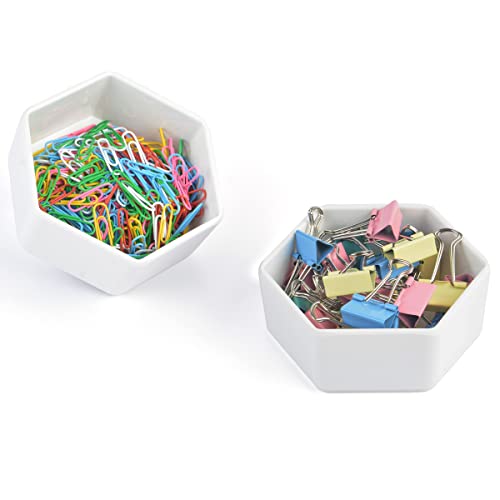 Hexagon Resin-white(2 Pcs)
