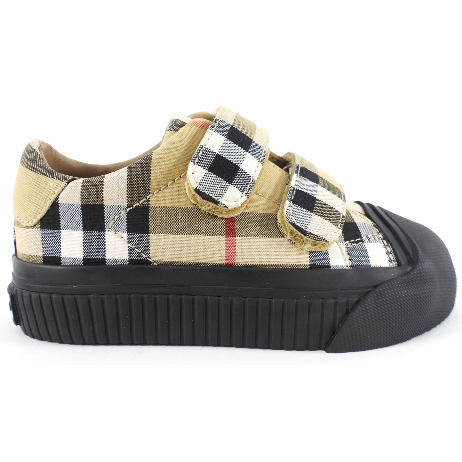 Burberry Nova Check Low Top Sneakers for Women - Size 23 US (6.5 Women) - Classic Plaid Casual Shoes for Everyday Wear & Fashion Outfits