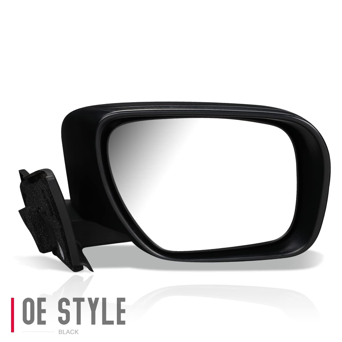DNA Motoring OEM-MR-MA1321212 Right Passenger Side Power Adjustable Foldable Heated Rear View Mirror Compatible with 2012-2017 Mazda 5 | Perfect for Winter Driving & Enhanced Safety