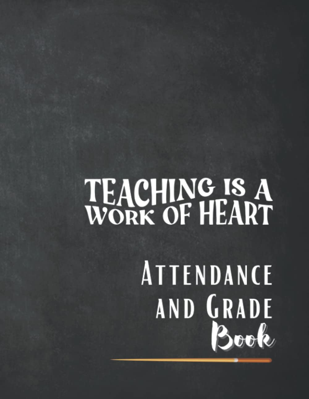 Attendance and Grade Record Book for Teachers - Daily Assignment Tracking Chart with 35 Student Names - Minimalist Black & White Cover - Perfect for Classroom Management, Homeschooling, Teacher Gifts, Parent-Teacher Conferences, and Back-to-School Organization