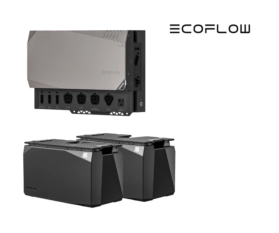 EcoFlow 3.6kW Portable Power Station Kit - Solar Generator for Home Backup, Camping & Outdoor Adventures - Reliable Emergency Power Supply for RV, Travel & Off-Grid Living