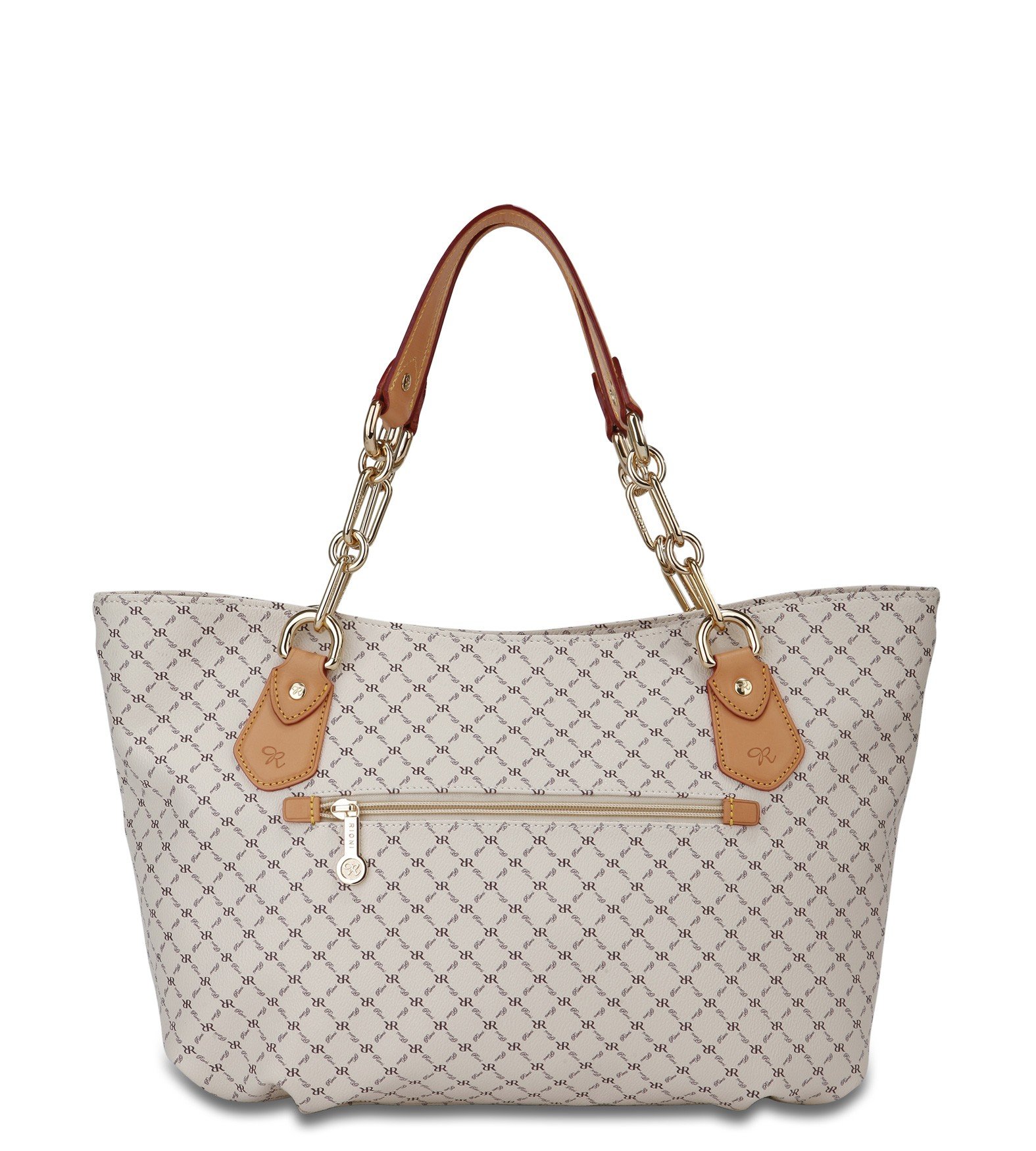 Rioni Signature Trendy Traveler's Tote Bag - Natural Leather Handbag for Women, Stylish & Spacious Carryall for Work, Travel & Everyday Use