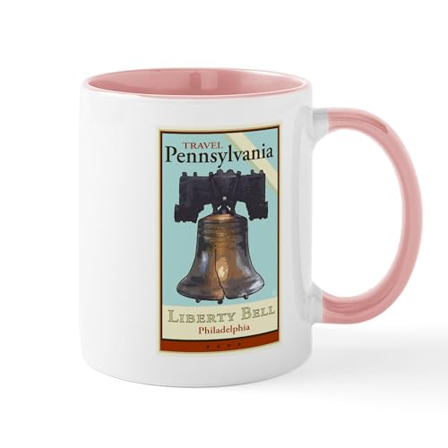 White/Pink Inside - Travel Pennsylvania Mug