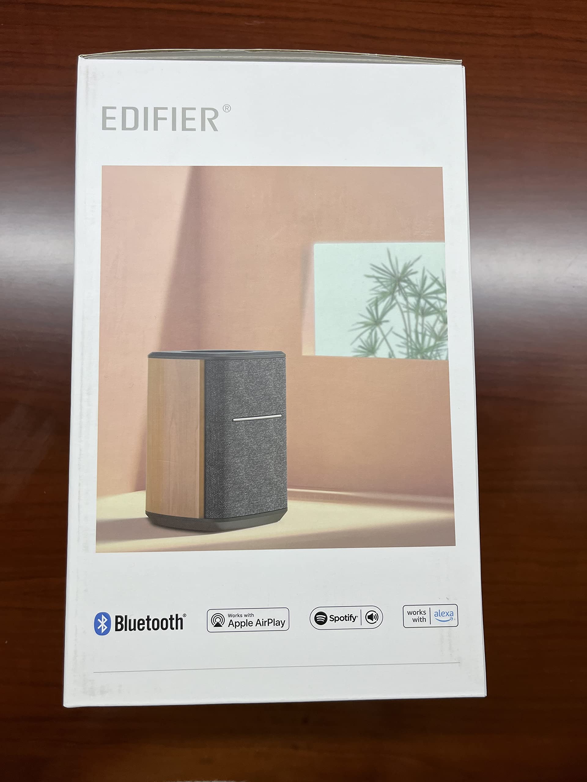 Edifier MS50A WiFi Smart Speaker - 40W RMS Wireless Bluetooth & AirPlay 2 Sound System, Works with Alexa, Spotify & Tidal Connect (No Microphone) - Perfect for Home Audio, Parties & Background Music