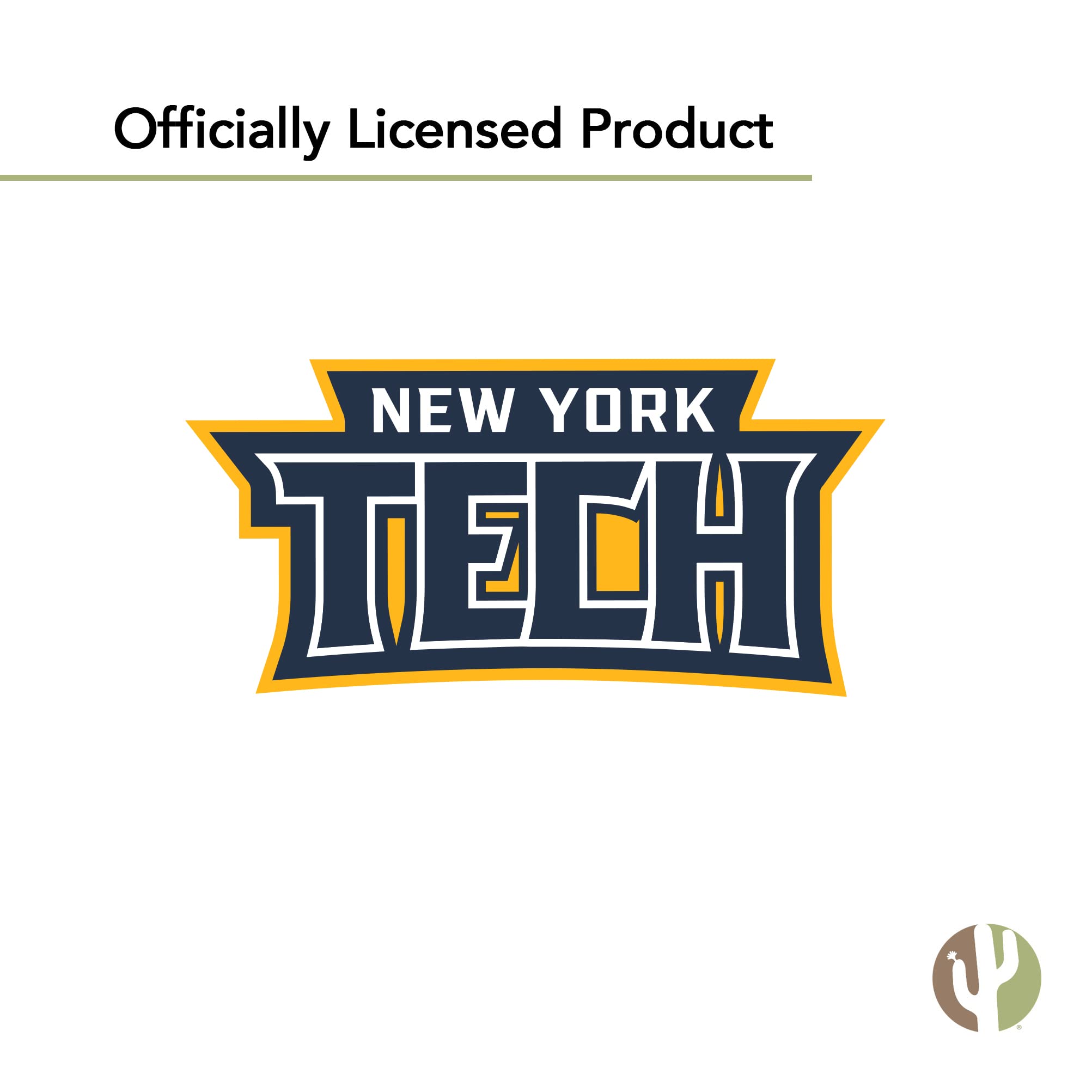 NYIT Bears Vinyl Decal Sticker Set - 4 Inch Waterproof Laptop, Water Bottle & Car Decals - Desert Cactus Design for College Students, Alumni & Fans - Perfect for Scrapbooking, School Spirit & DIY Projects