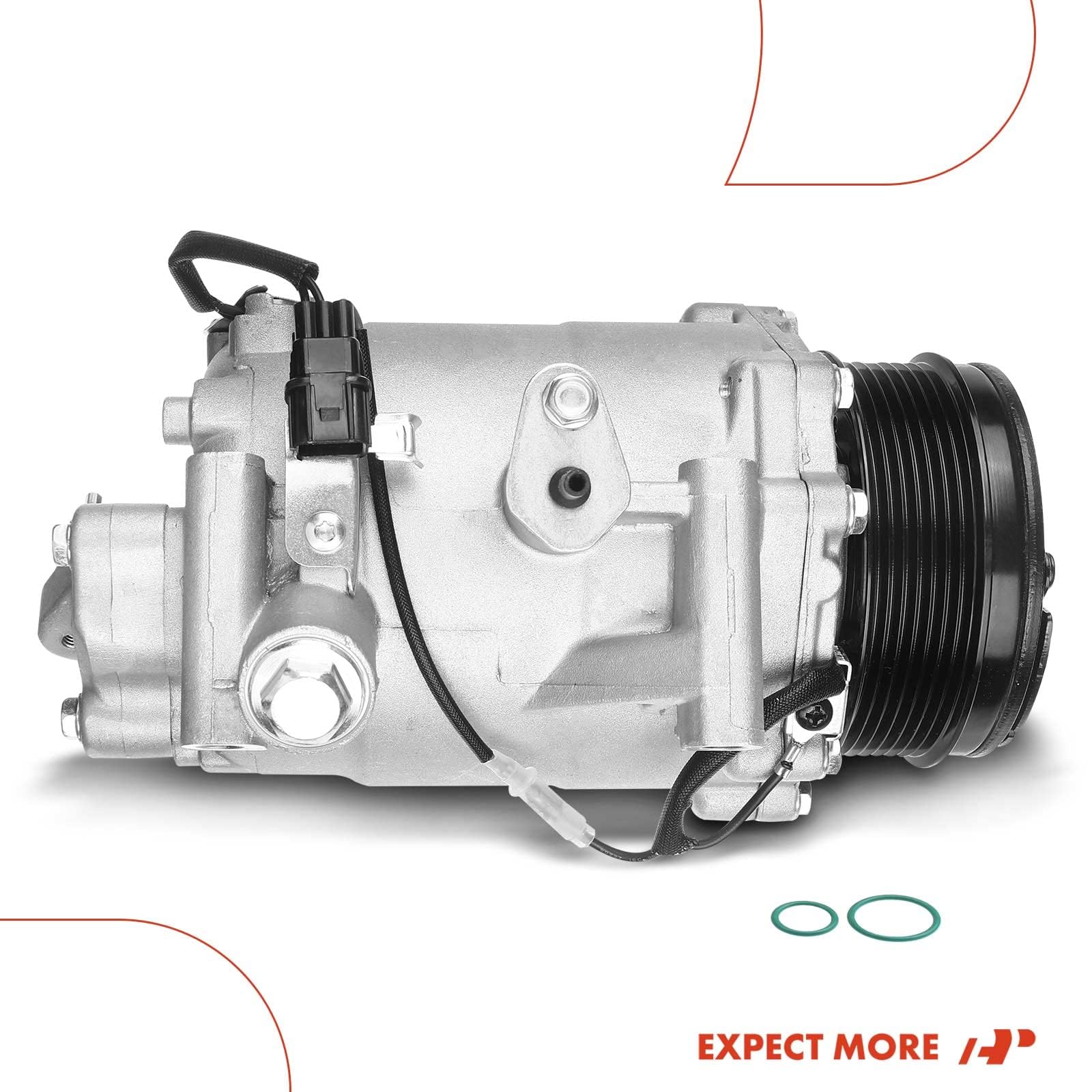 Premium AC Compressor with Clutch for 2007-2011 Honda CR-V & 2007-2012 Acura RDX - High Performance Auto Air Conditioning Replacement Part for Summer Cooling & Road Trips