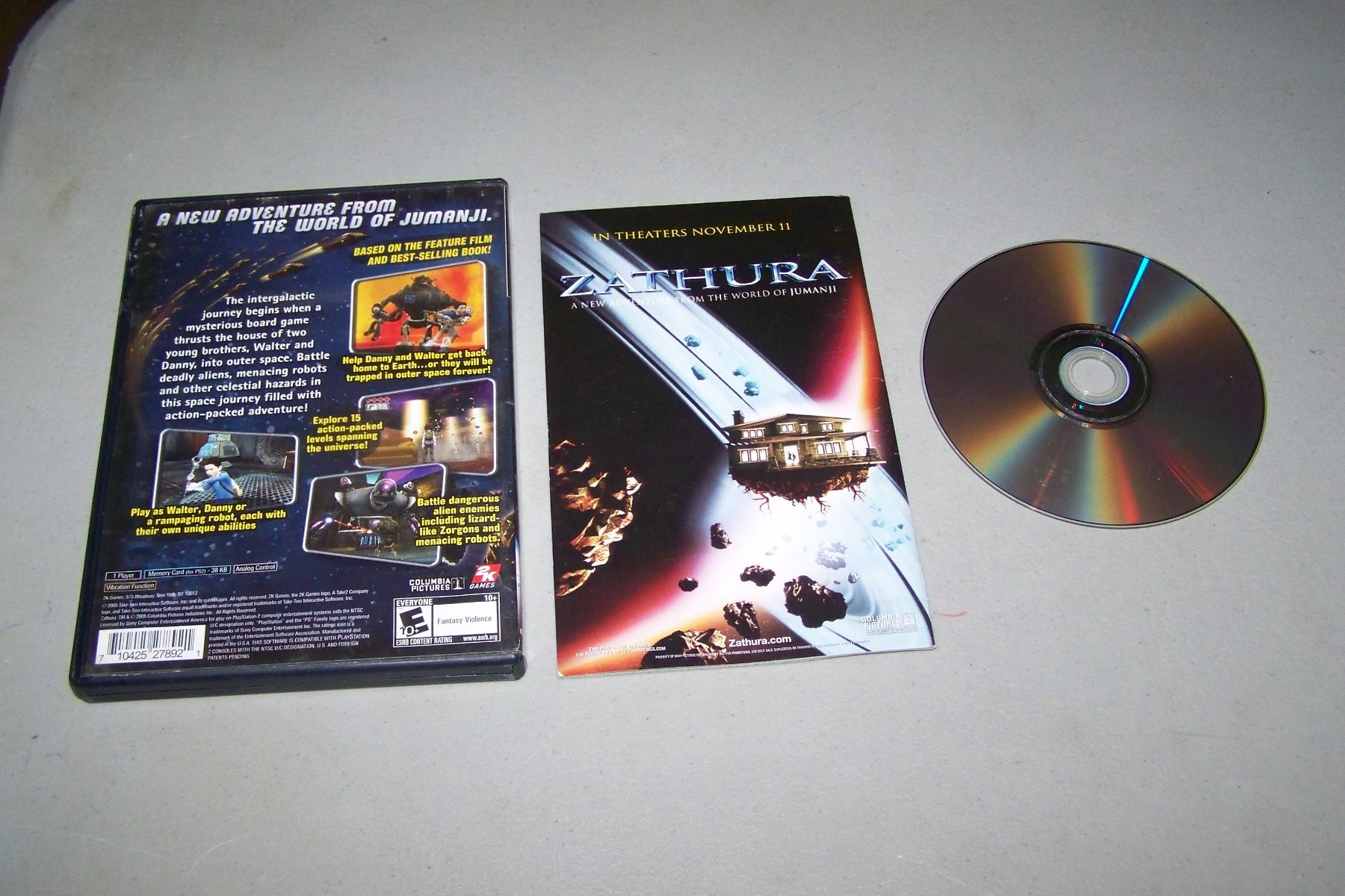 Zathura - PlayStation 2 Game | Action-Adventure Space Board Game for Kids & Family | Perfect for Game Nights & Sci-Fi Lovers
