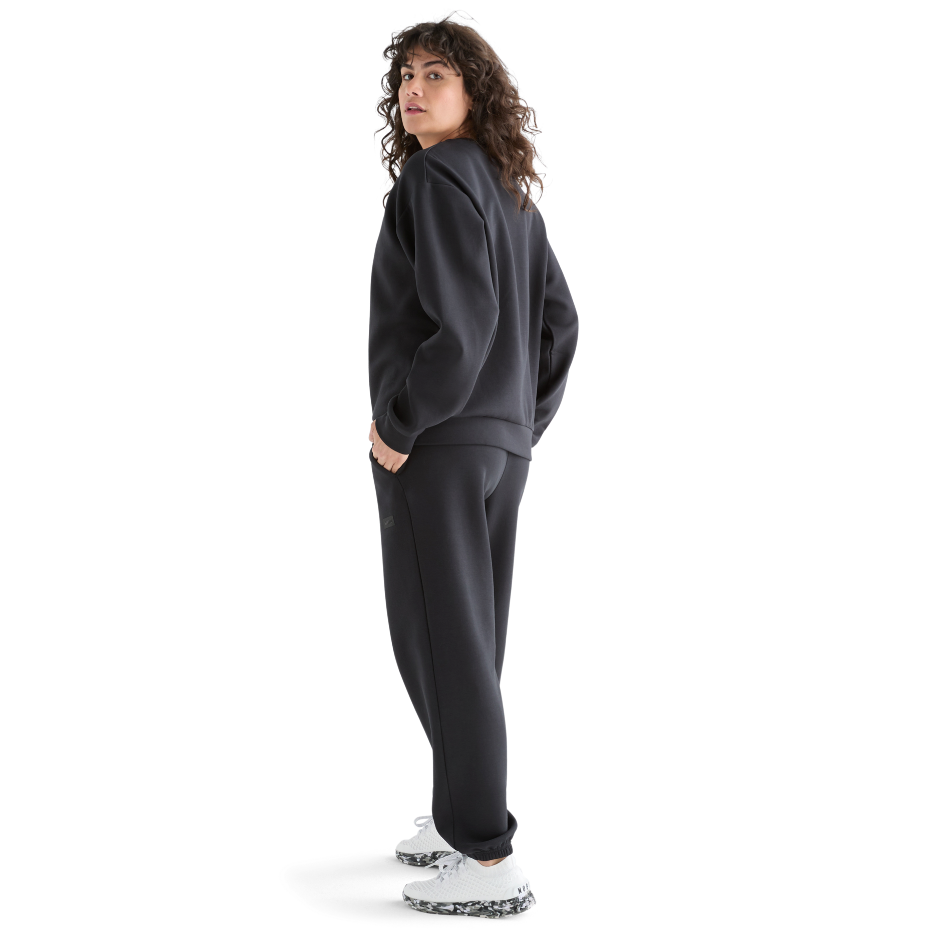 Women's All-Day Comfort Elements Crew Neck Sweatshirt - Soft Casual Pullover for Everyday Wear, Lounge & Workout
