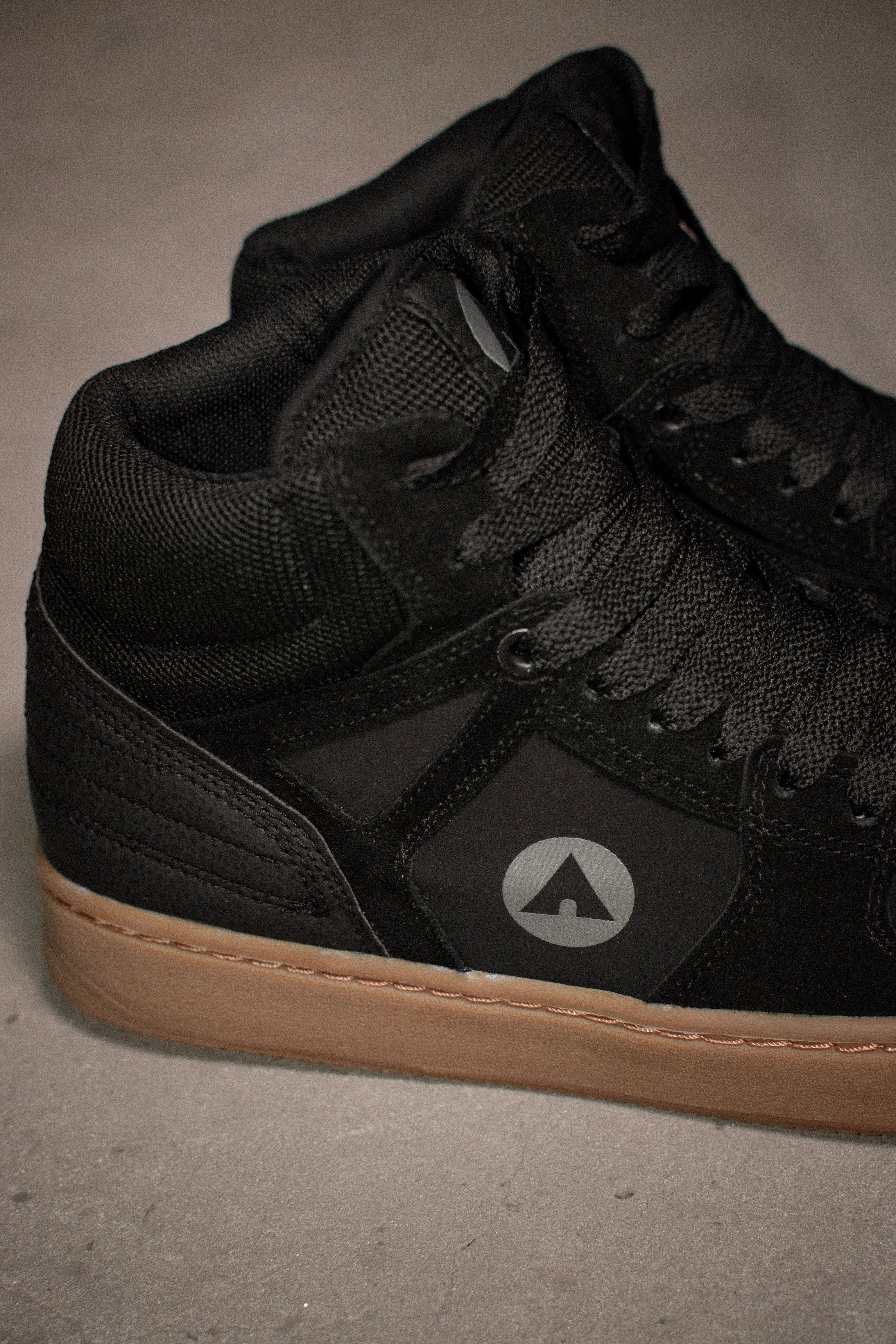 Air Walk H Brick Black Gum Sneakers - Comfortable Casual Shoes for Men & Women - Perfect for Walking, Running, and Everyday Wear